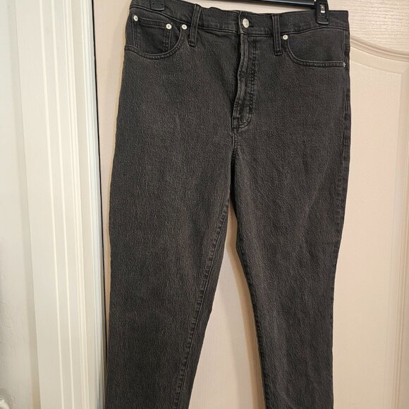 Madewell The Perfect Vintage Jeans Size 31P Blue & Black Denim - Picture 2 of 6